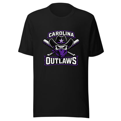 Performance | T-Shirt | Carolina Outlaws Baseball | Crest Logo