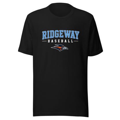 Performance | T-Shirt | Ridgeway High School Baseball | Athletics Logo