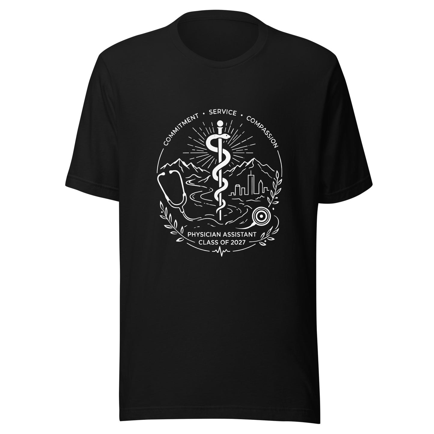 Performance | T-Shirt | Trine PA program | Crest Logo