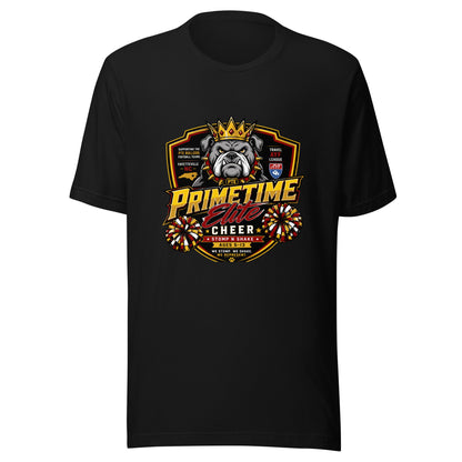 Performance | T-Shirt | PTE Bulldog Cheer | Shield Logo