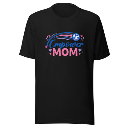 Performance | T-Shirt | Empower Volleyball Club | Mom Crest Logo