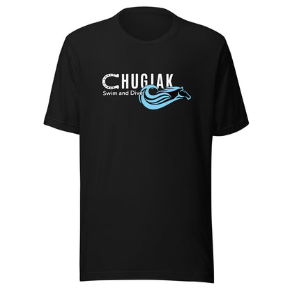 Performance | T-Shirt | Chugiak Mustang Swim & Dive | Emblem Logo