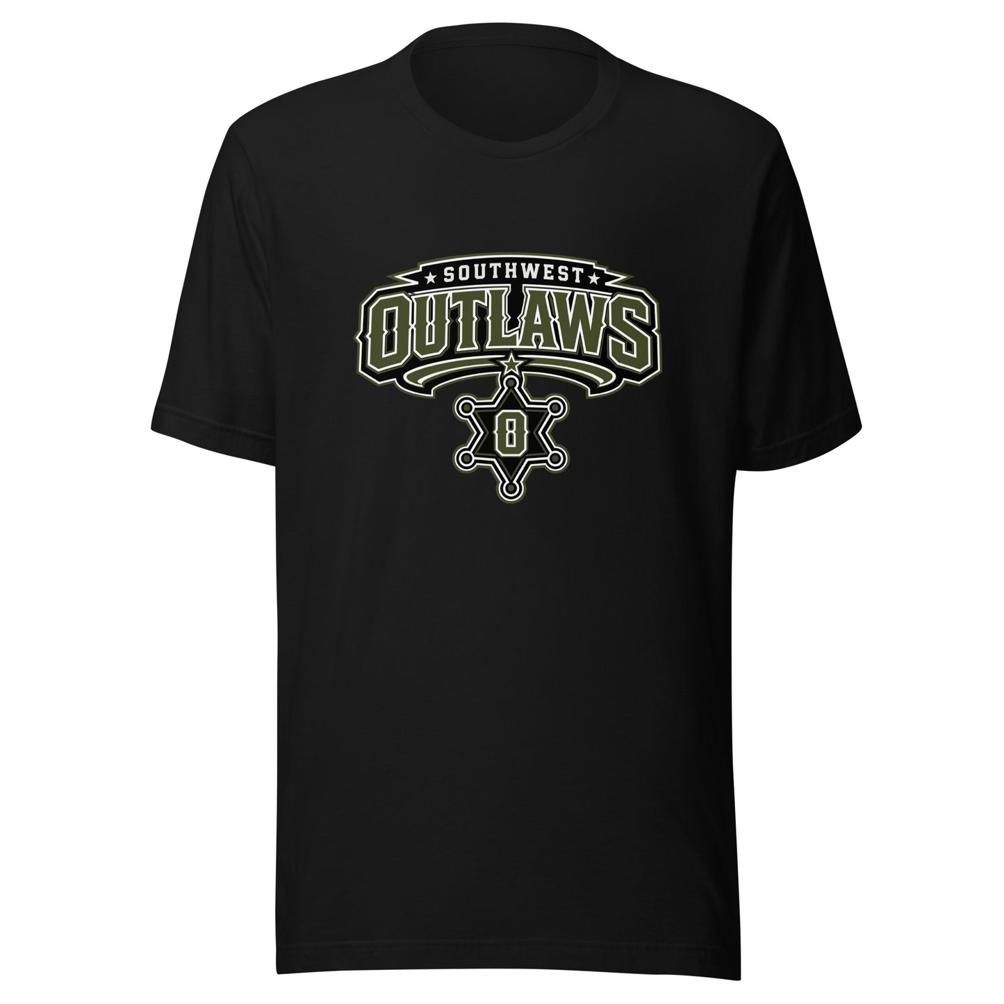 Performance | T-Shirt | Southwest Outlaws | Frontier Athletics Logo