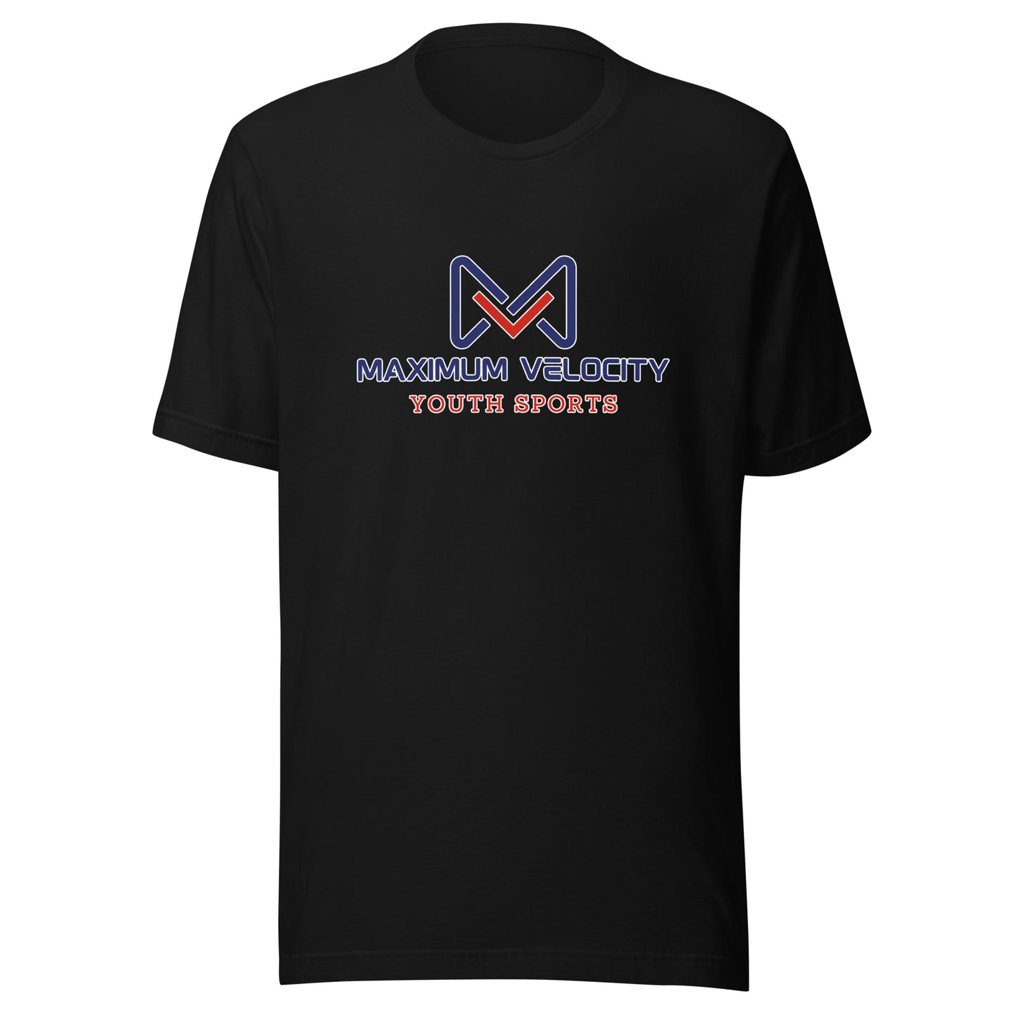 Performance | T-Shirt | Maximum Velocity Youth Sports | Emblem Logo