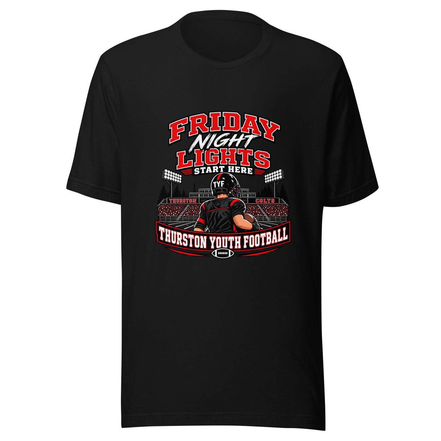 Performance | T-Shirt | Thurston Youth Football | Vanguard Logo