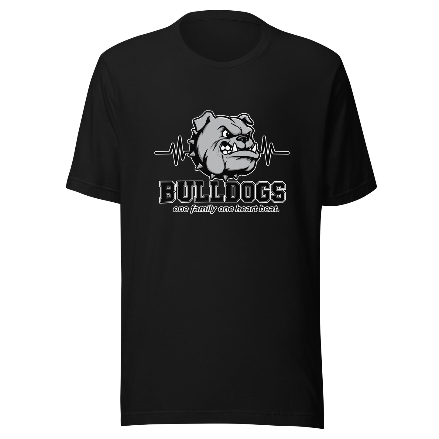 Performance | T-Shirt | Celina Recreational Football Black | Bulldogs Crest Logo