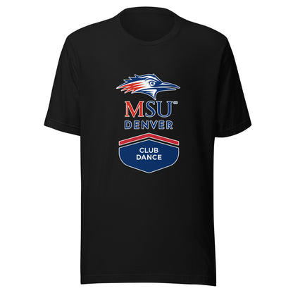 Performance | T-Shirt | MSU Denver Dance Team | Apex Logo