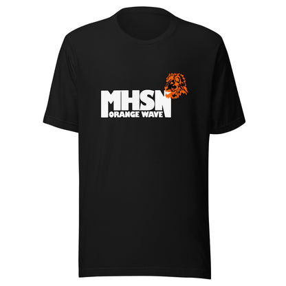 Performance | T-Shirt | Orange Wave Marching Band | Crest Logo
