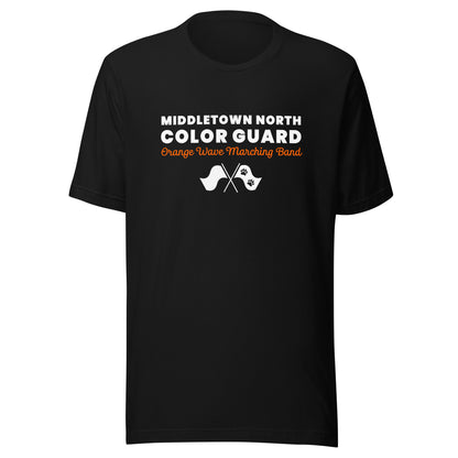 Performance | T-Shirt | Orange Wave Marching Band | Modern Script Logo