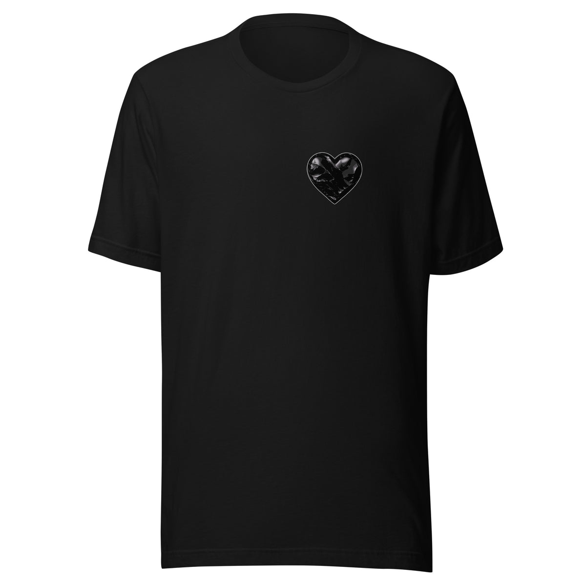 Performance | T-Shirt | Obsidian Heartbeat | Heart Crest Logo
