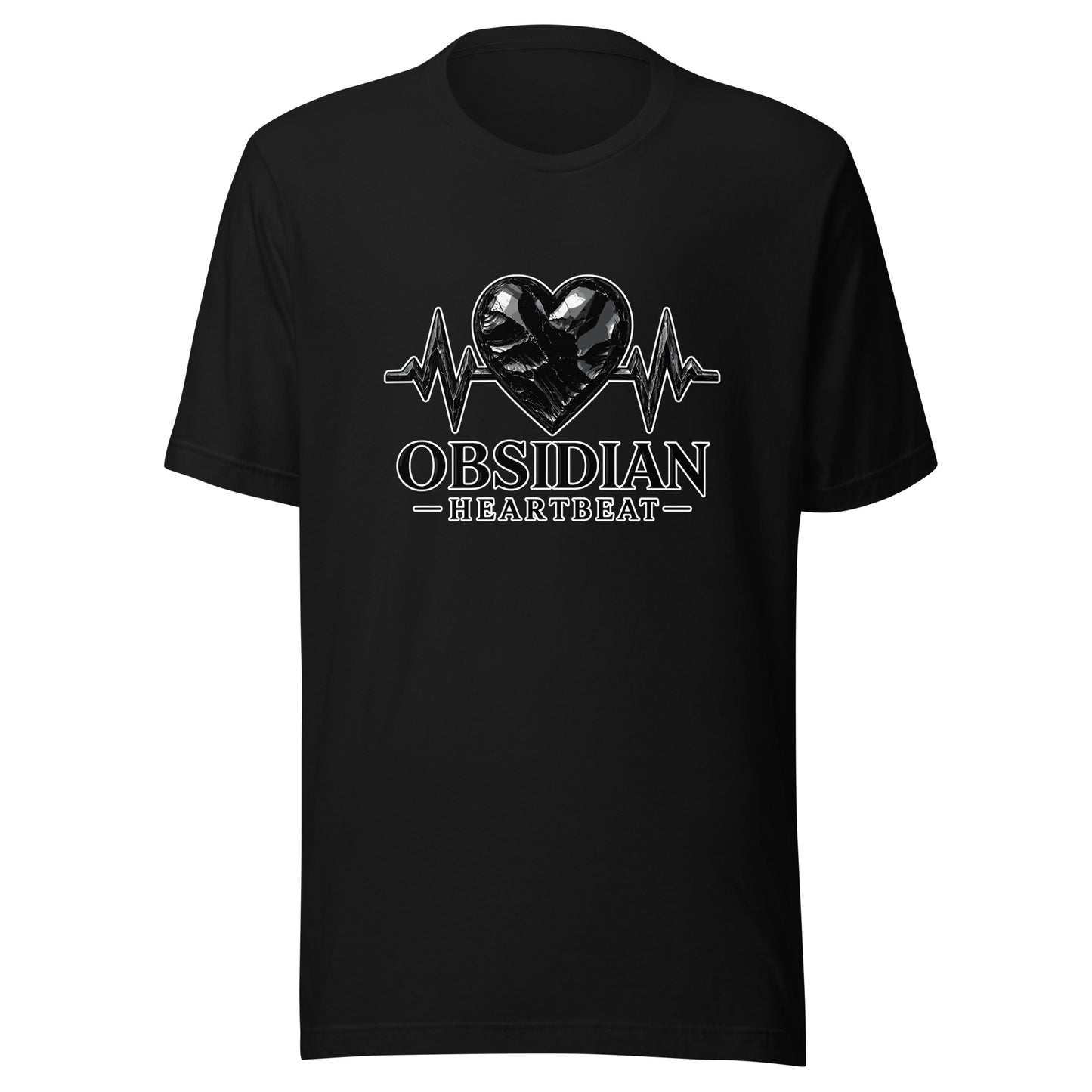 Performance | T-Shirt | Obsidian Heartbeat | Pulse Athletics Logo