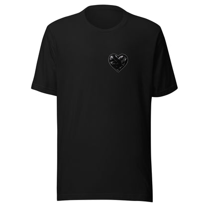 Performance | T-Shirt | Obsidian Heartbeat | Heart Crest Logo