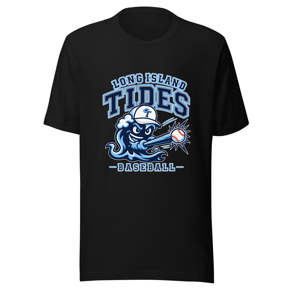 Performance | T-Shirt | Long Island Tides Baseball | Valor Logo