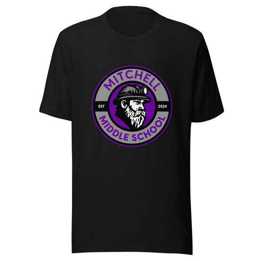 Performance | T-Shirt | Mitchell Middle School Softball | Badge Logo
