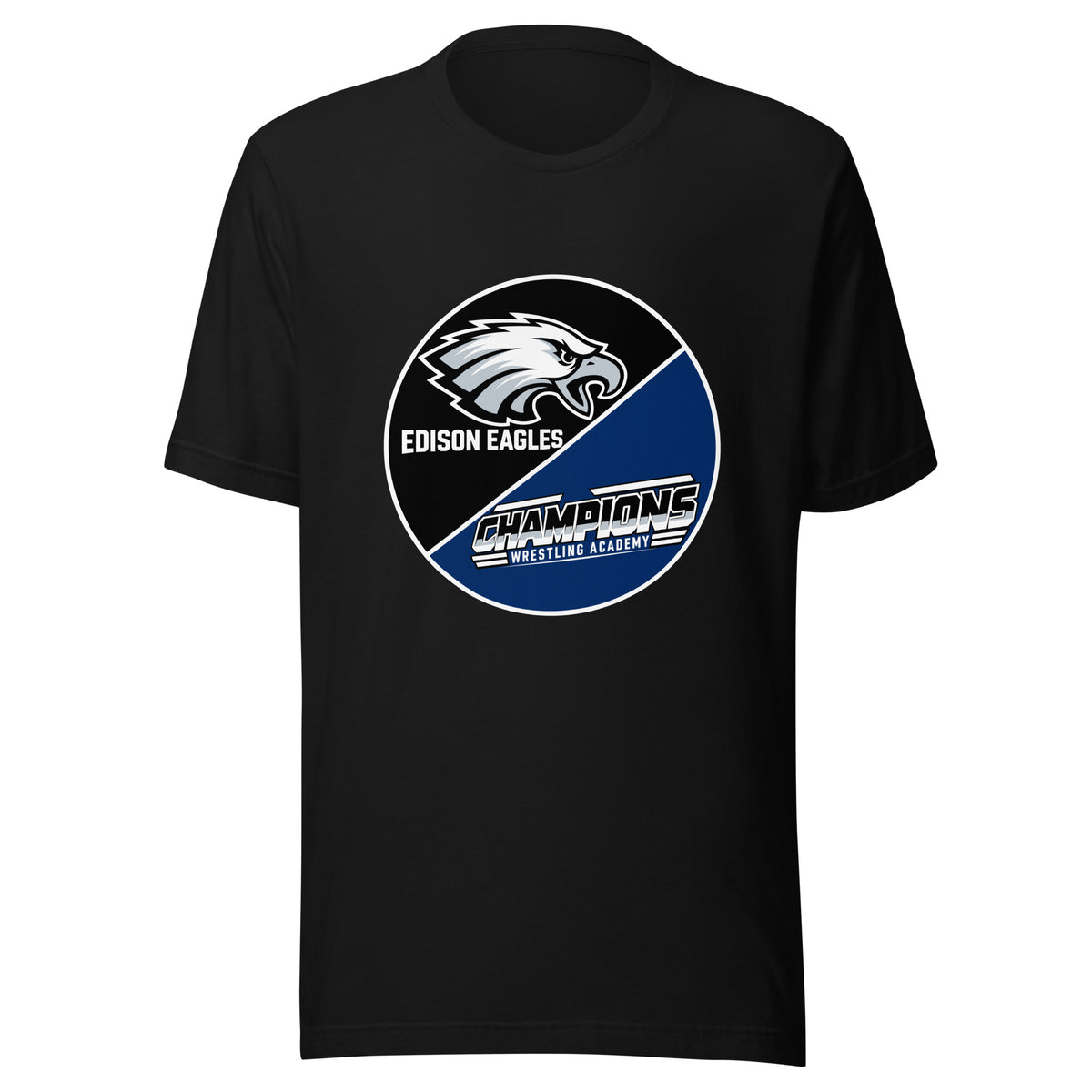 Performance | T-Shirt | Edison Eagles/CWA Wrestling | Badge Logo