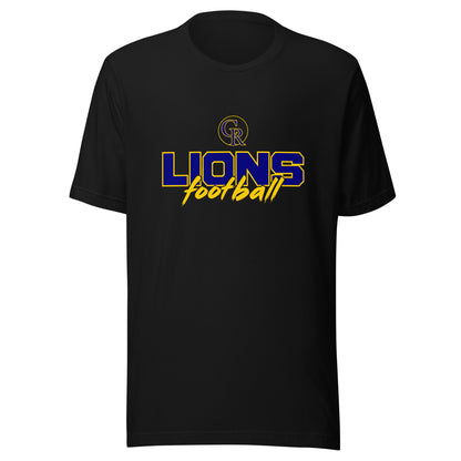 Performance | T-Shirt | Chestnut Ridge Lions Football | Vanguard Logo