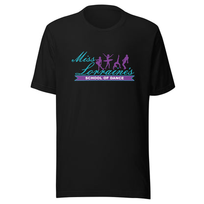 Performance | T-Shirt | Miss Lorraine’s School of Dance | Crest Logo