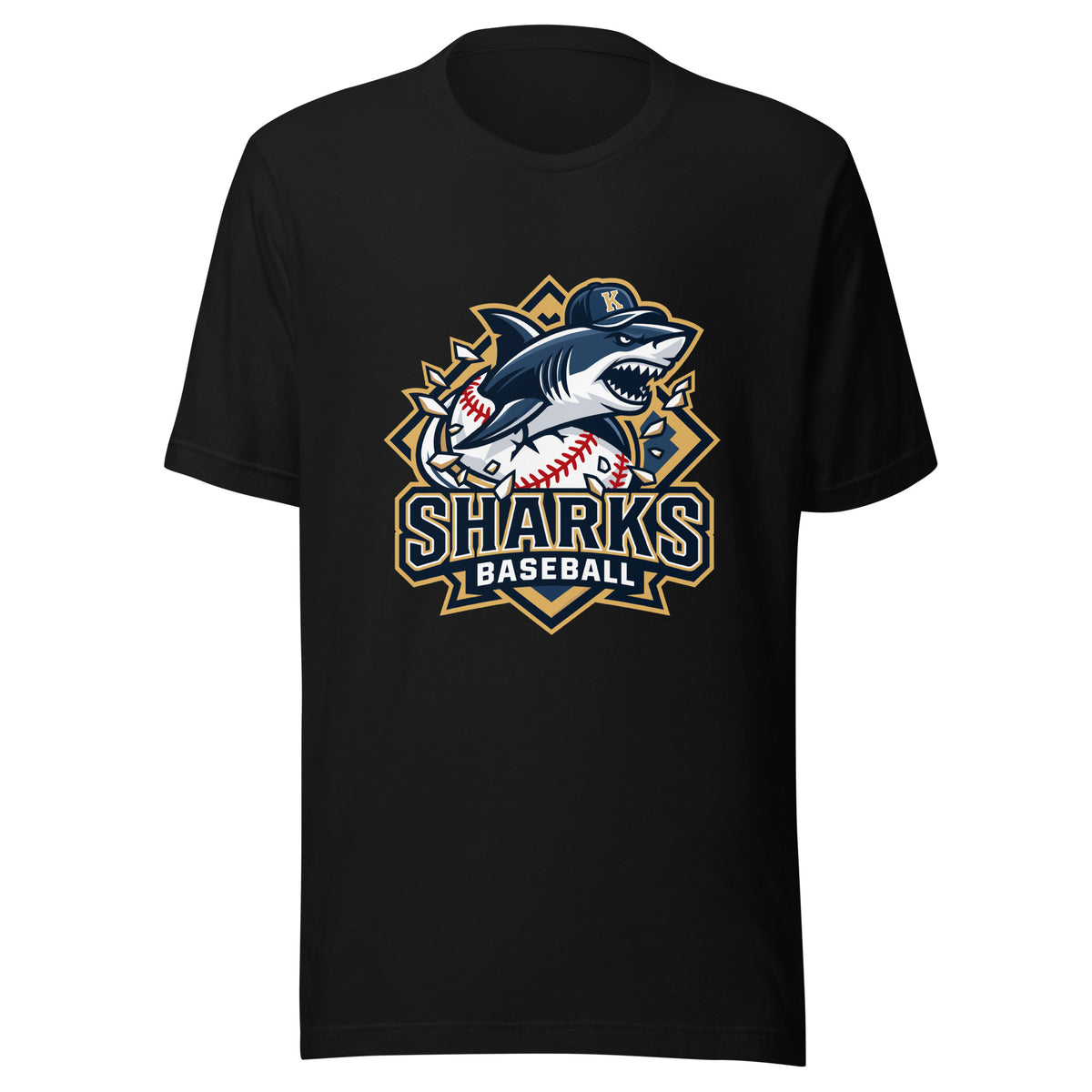Performance | T-Shirt | Sharks Diamond Sports | Valor Logo
