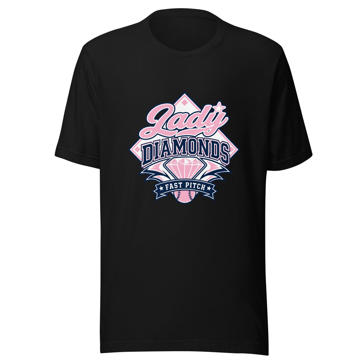 Performance | T-Shirt | Lady Diamonds | Emblem Logo