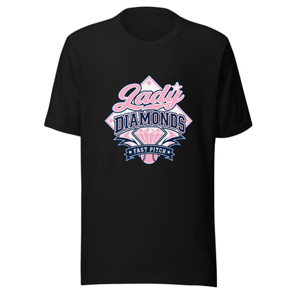 Performance | T-Shirt | Lady Diamonds | Emblem Logo