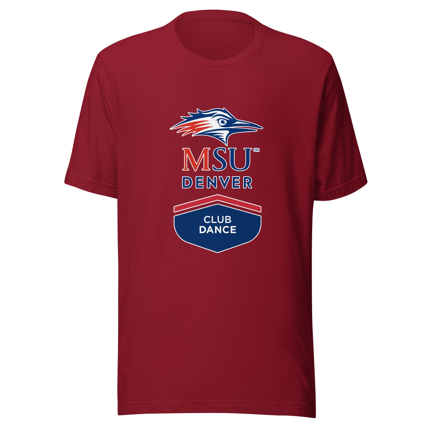 Performance | T-Shirt | MSU Denver Dance Team | Apex Logo