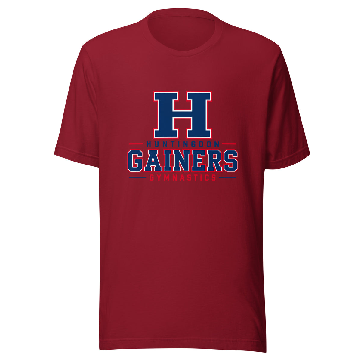 Performance | T-Shirt | HCC Gymnastics | Gainers Emblem Logo
