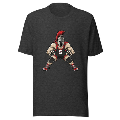Performance | T-Shirt | Spartan Wrestling Club | Mascot Logo