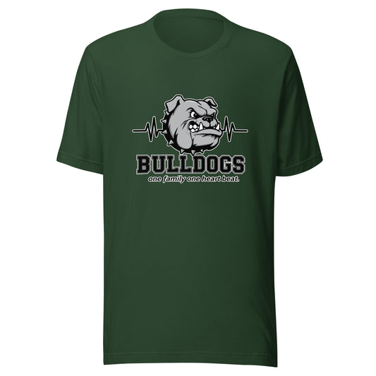 Performance | T-Shirt | Celina Recreational Football Black | Bulldogs Crest Logo