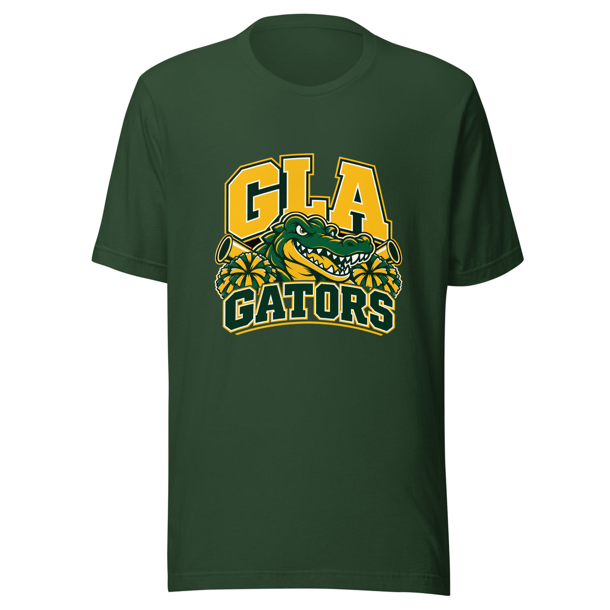 Performance | T-Shirt | GLA Gators Cheer Team | Emblem Logo
