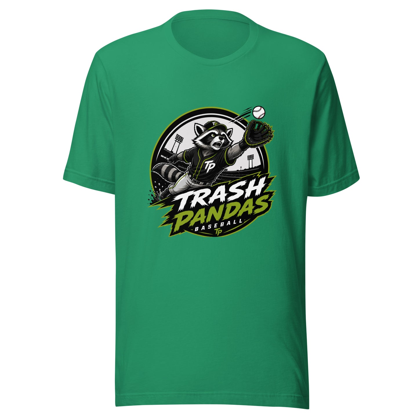 Performance | T-Shirt | Trash Pandas Baseball Organization | Emblem Logo