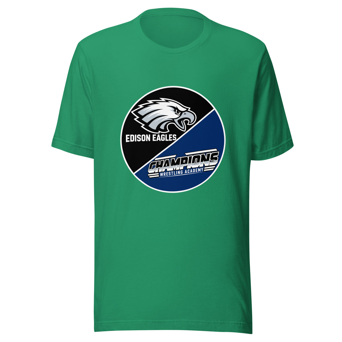 Performance | T-Shirt | Edison Eagles/CWA Wrestling | Badge Logo