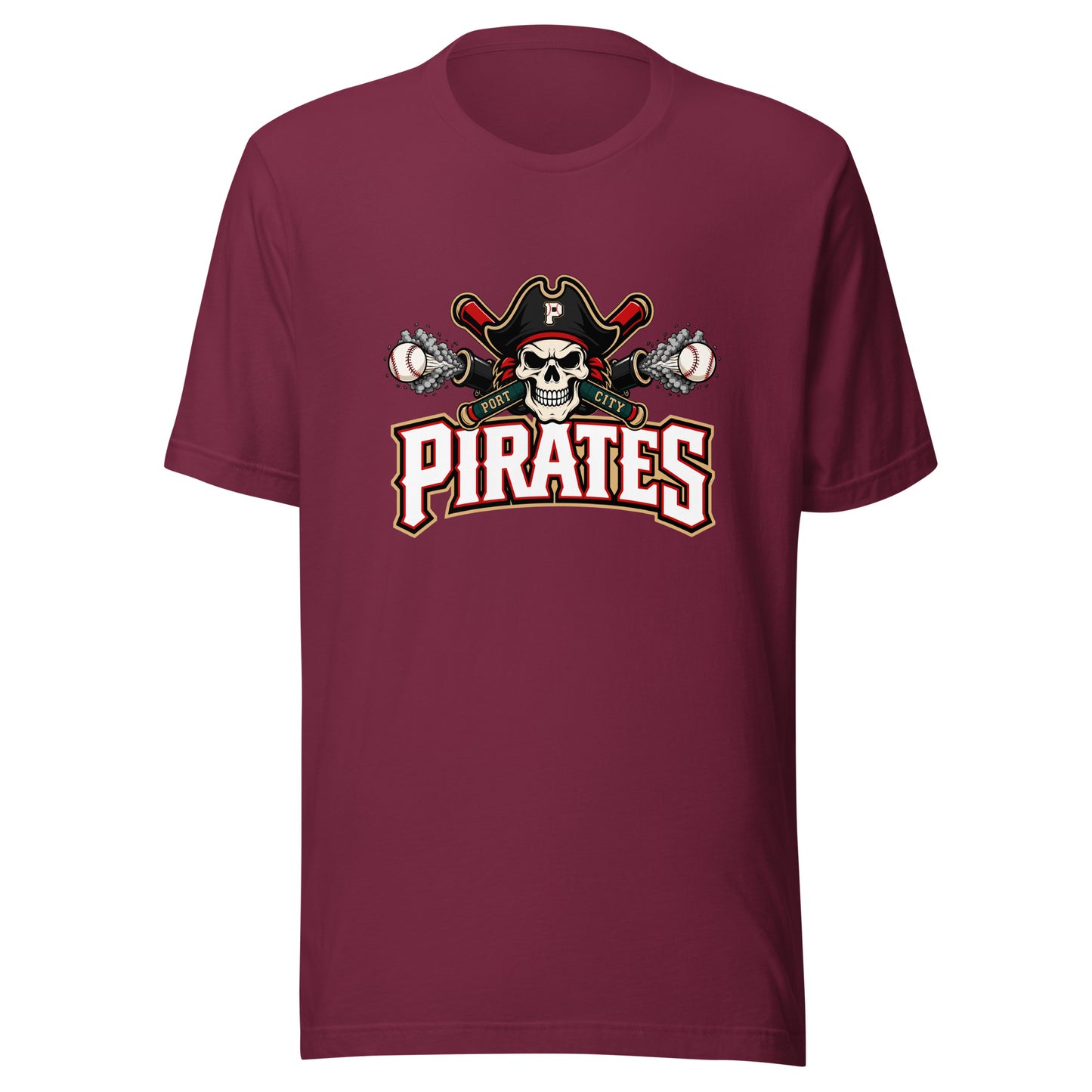 Performance | T-Shirt | Port City Pirates | Cannonball Portside Logo