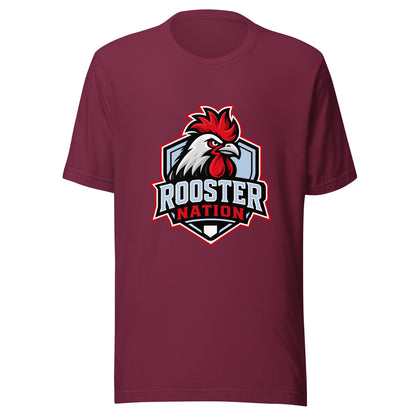 Performance | T-Shirt | Rooster Nation | Shield Logo