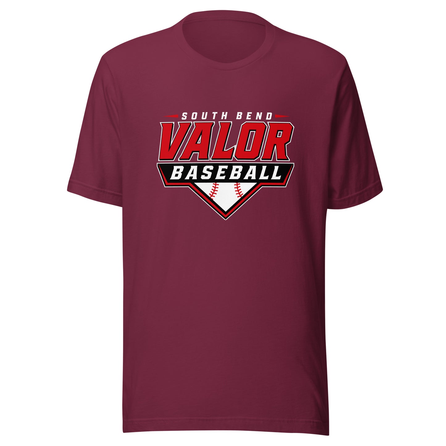 Performance | T-Shirt | South Bend Valor Baseball | Vanguard Logo