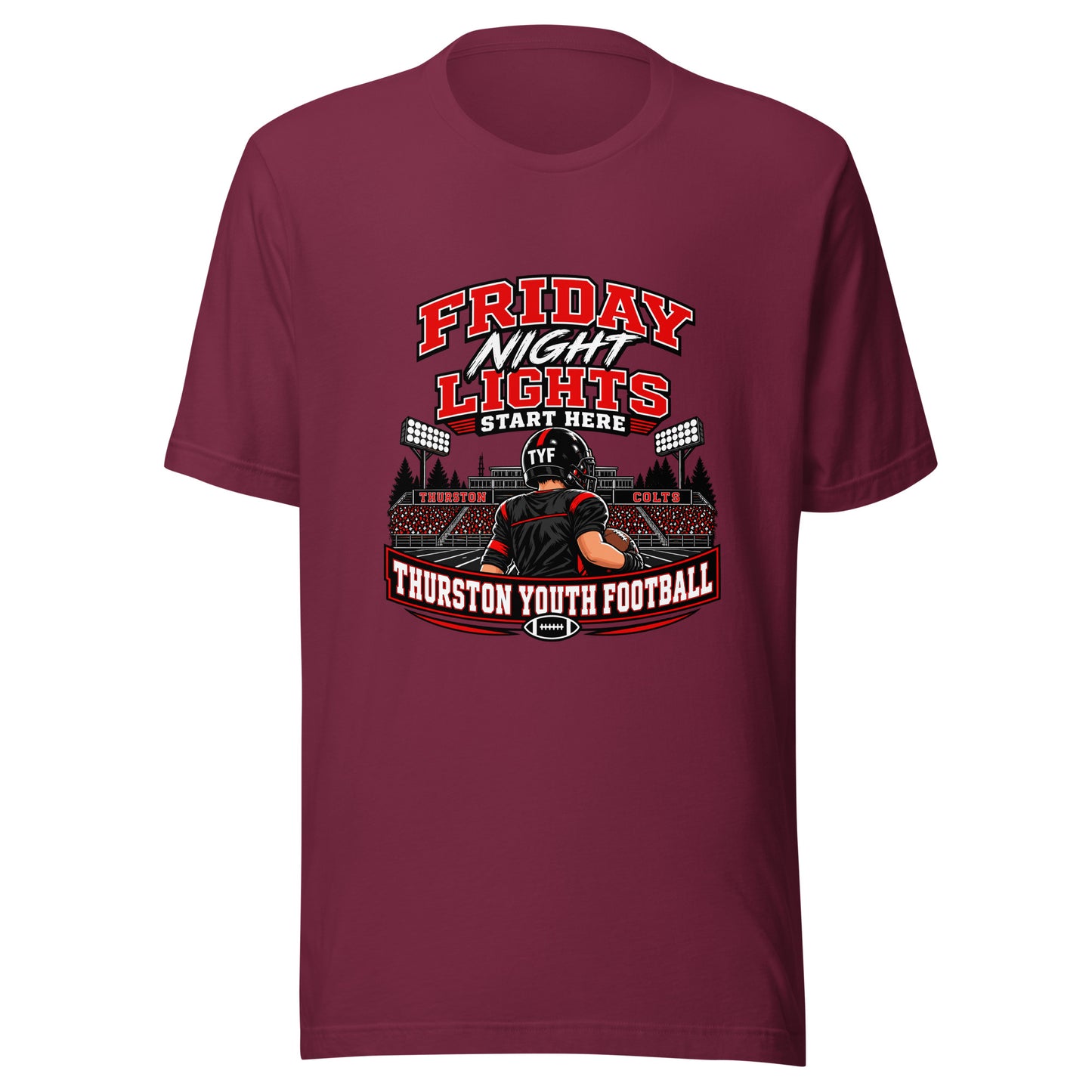 Performance | T-Shirt | Thurston Youth Football | Vanguard Logo