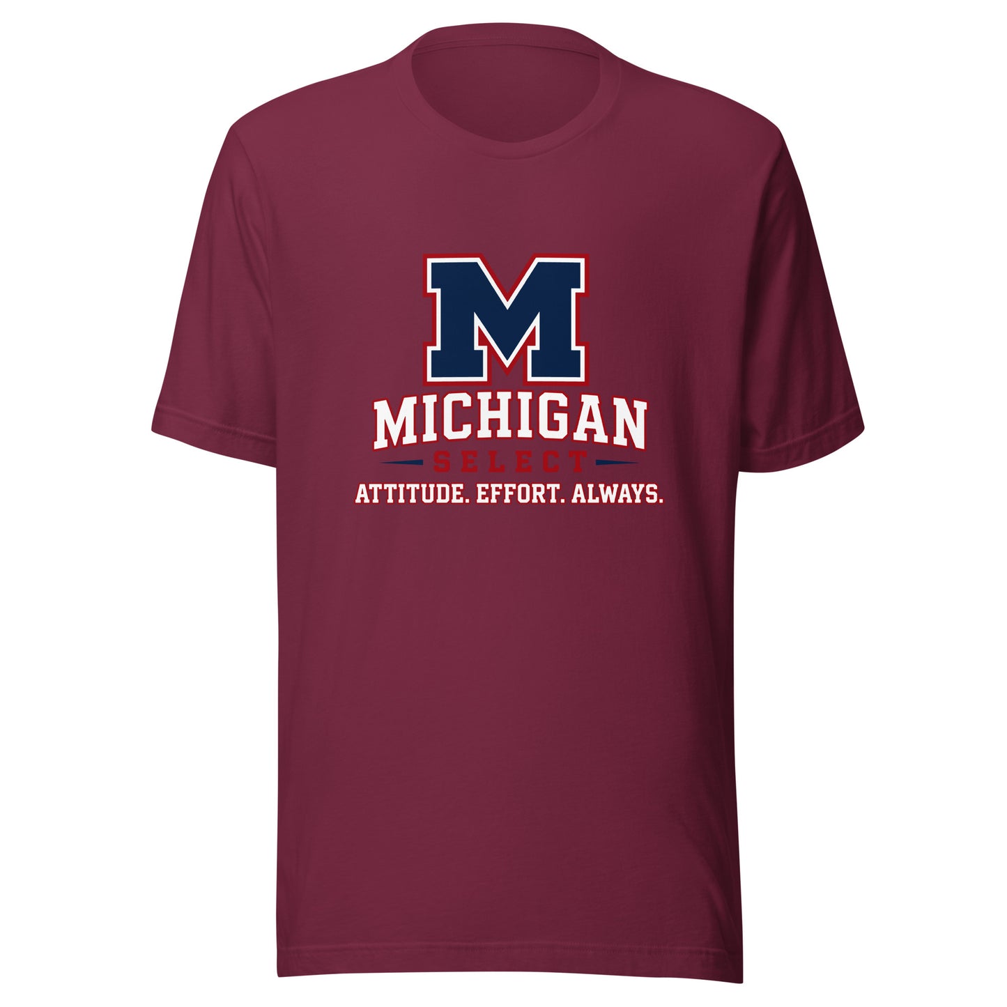 Performance | T-Shirt | Michigan Select Baseball | Crest Logo