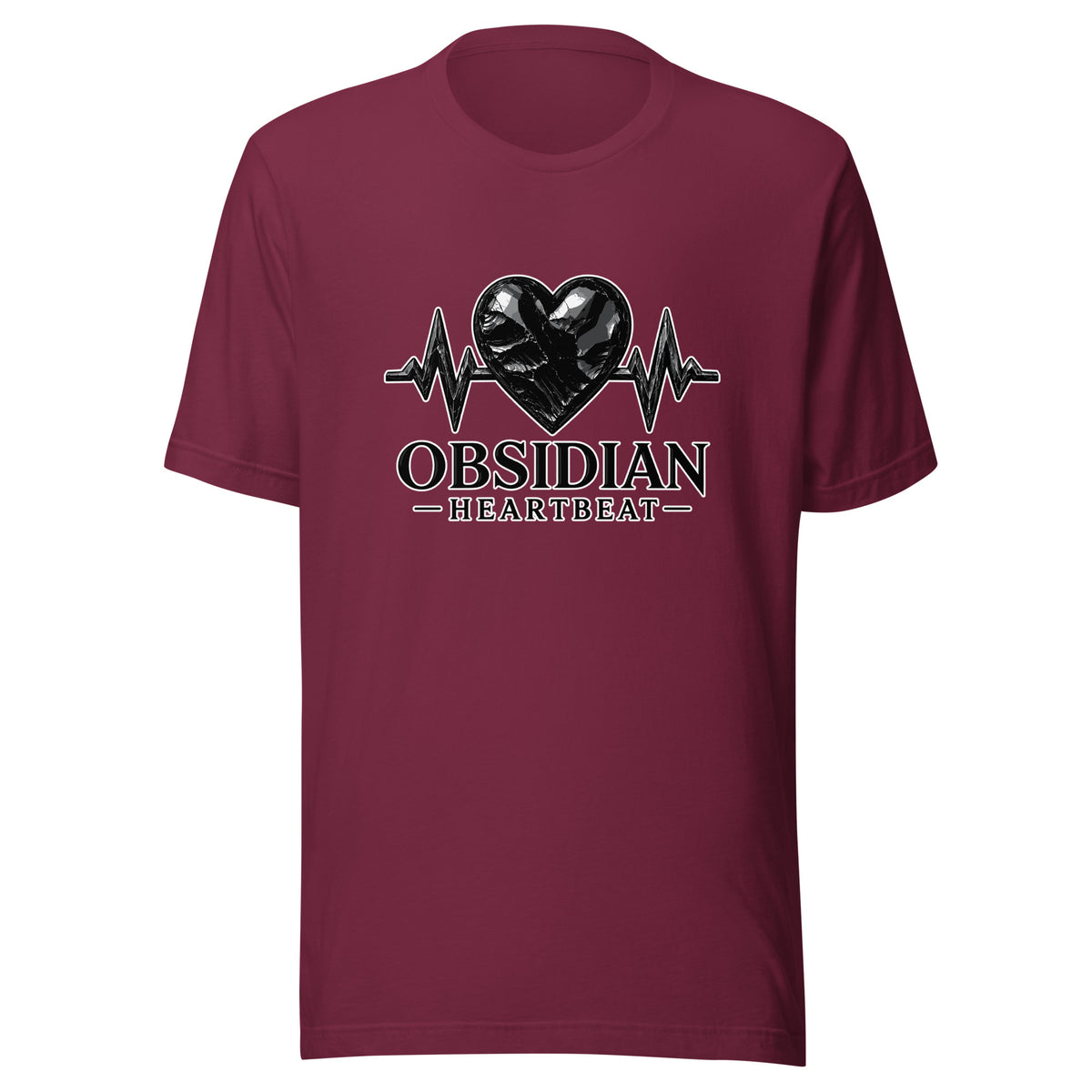 Performance | T-Shirt | Obsidian Heartbeat | Pulse Athletics Logo