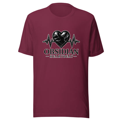 Performance | T-Shirt | Obsidian Heartbeat | Pulse Athletics Logo
