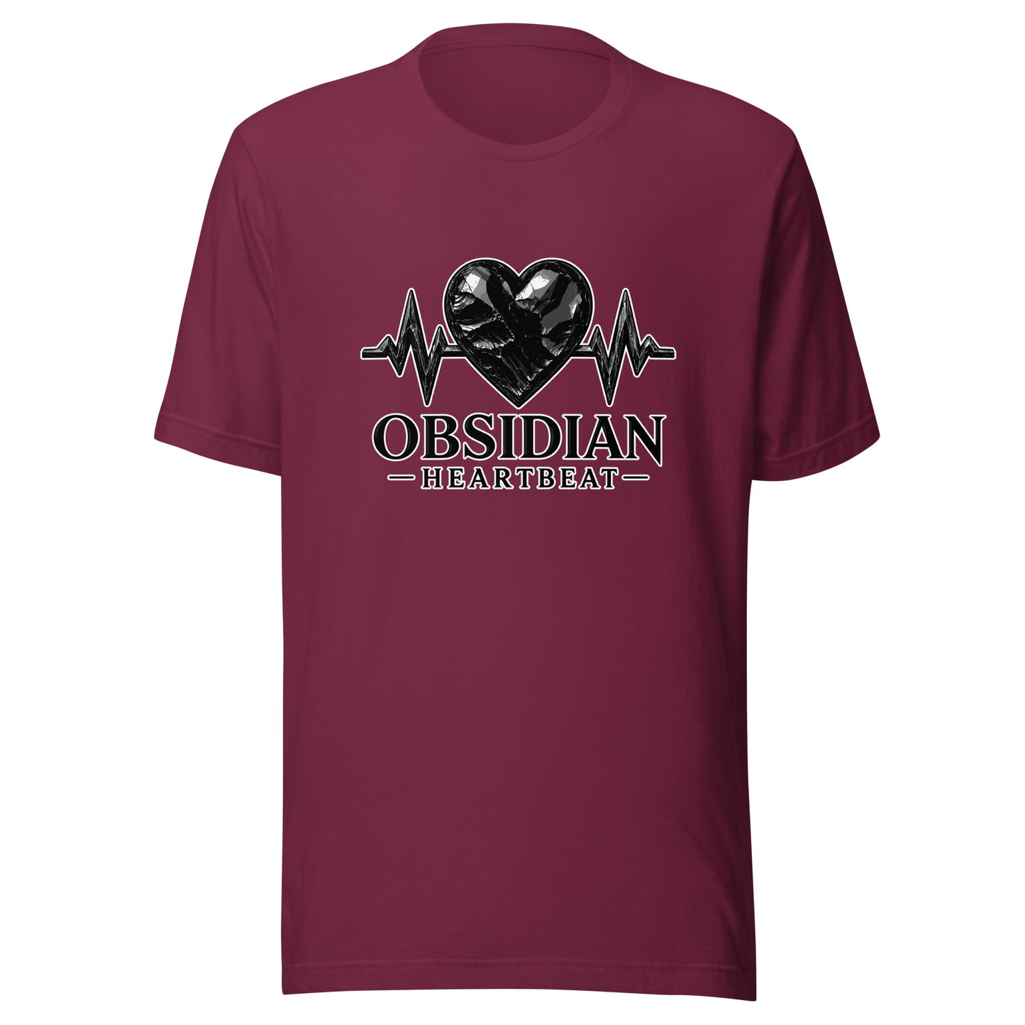 Performance | T-Shirt | Obsidian Heartbeat | Pulse Athletics Logo