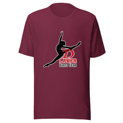 Performance | T-Shirt | Detroit Lakes Dance | Valor Varsity Logo