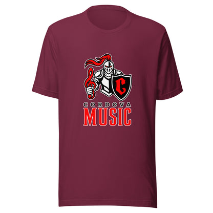 Performance | T-Shirt | Cordova High Music | Vanguard Logo