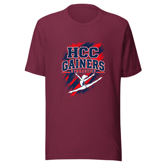 Performance | T-Shirt | HCC Gymnastics | Crest Logo