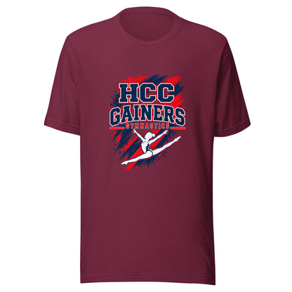 Performance | T-Shirt | HCC Gymnastics | Crest Logo