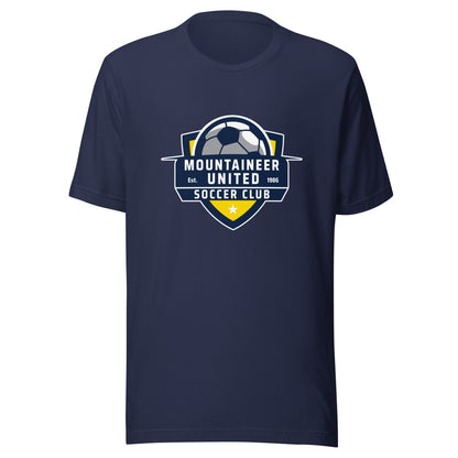 Performance | T-Shirt | Mountaineer United Soccer Club | Alpine Crest Logo