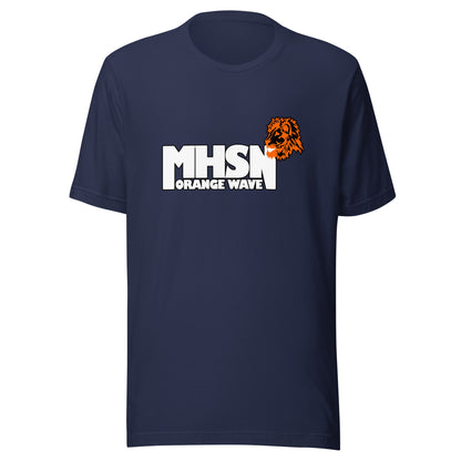 Performance | T-Shirt | Orange Wave Marching Band | Crest Logo