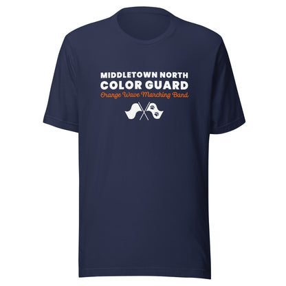 Performance | T-Shirt | Orange Wave Marching Band | Modern Script Logo