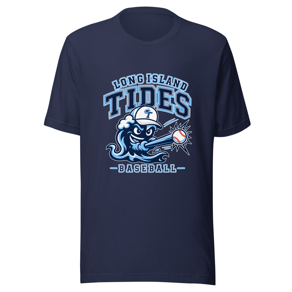 Performance | T-Shirt | Long Island Tides Baseball | Valor Logo