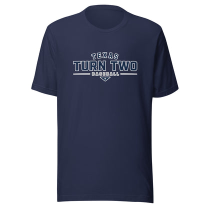 Performance | T-Shirt | Texas Turn Two Baseball | Modern Script Logo