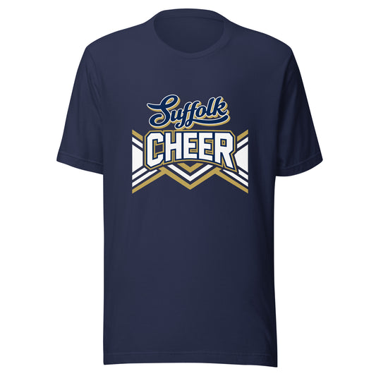 Performance | T-Shirt | Suffolk University Cheerleading | Vanguard Logo