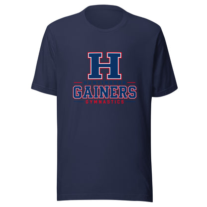 Performance | T-Shirt | HCC Gymnastics | Gainers Emblem Logo